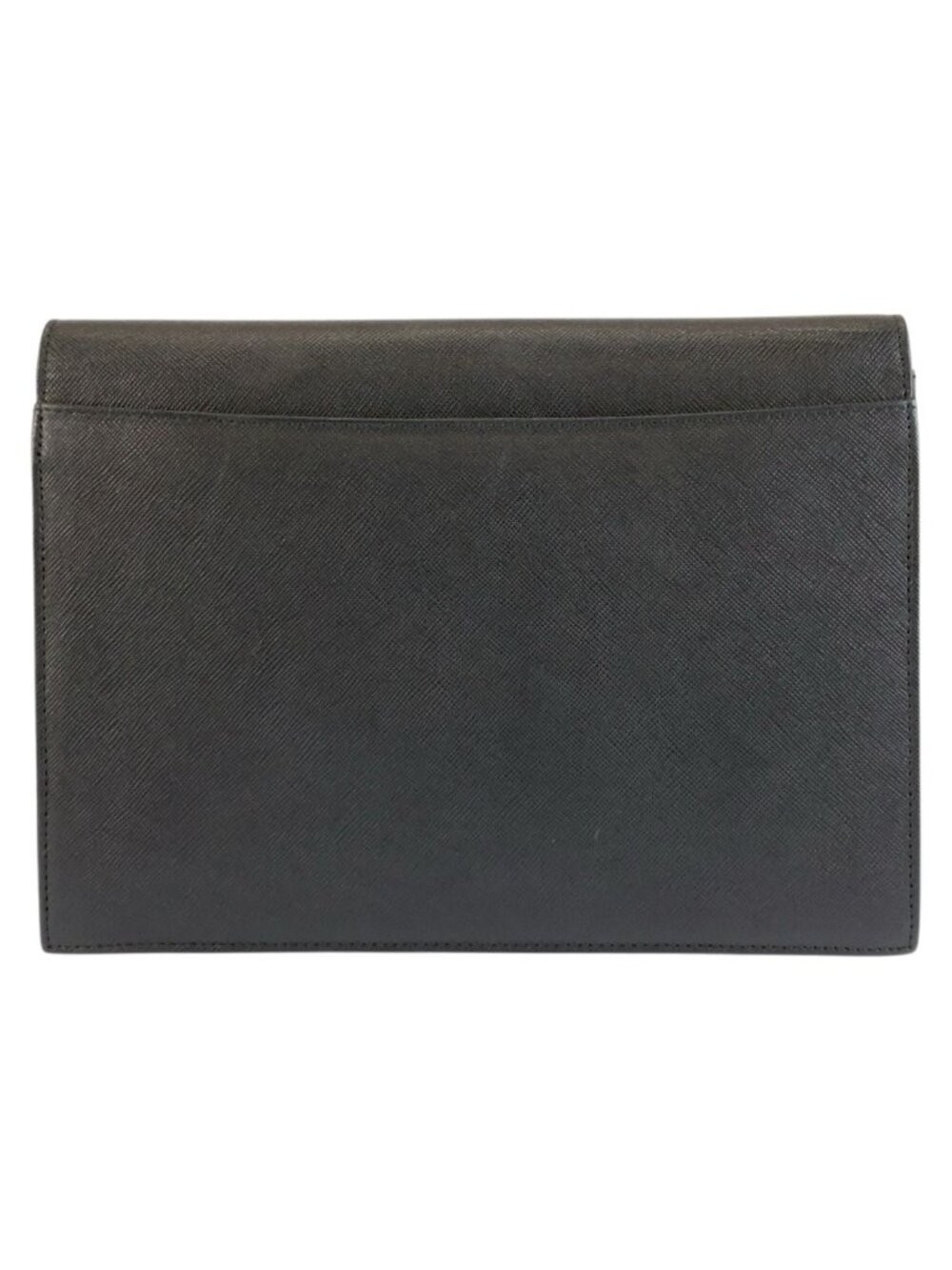 Saint Laurent Vintage YSL Black Leather Clutch - Picture 2 of 9